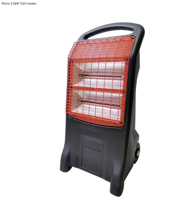 TQ4 INFRARED SITE HEATER 2.2KW - ANGLED VIEW