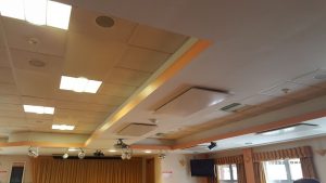 IHP brown suspended ceiling heater panel