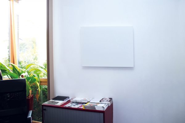 Herschel Inspire White in Office Reception- Premium, Cost Efficient Panel with Up to 60% Electricity Savings