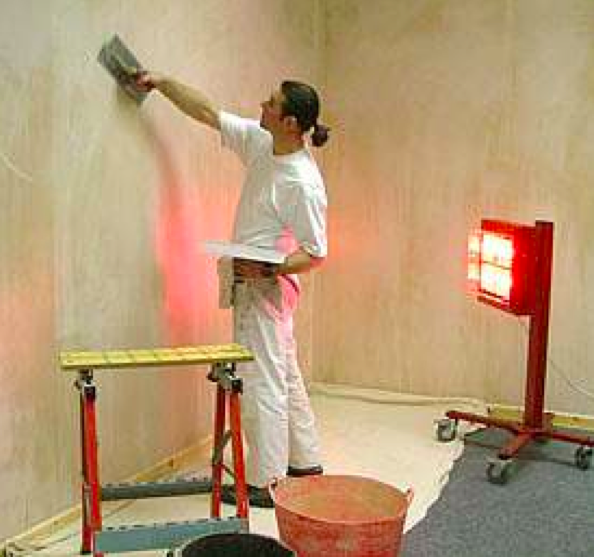 Spotter Plastering. Heat My Workshop by Heat My Space