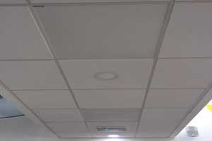 herschel select ceiling panel heater for suspended ceilings - White & Slimline - Perfect for Complete or Supplementary Heating