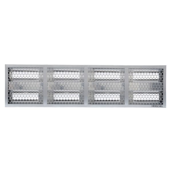 HERSCHEL POWER RANGE HEATER IRP8, SILVER, 46.4KW, 144CM X 38CM X 15CM