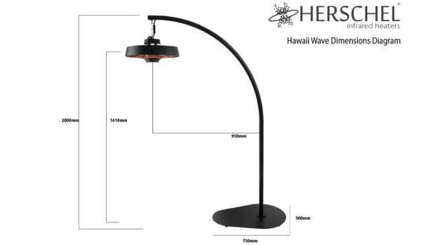 Hawaii Wave 2000 with dimensions